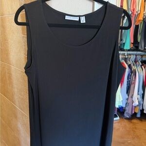 Susan Graver Elegant Black Tank Top